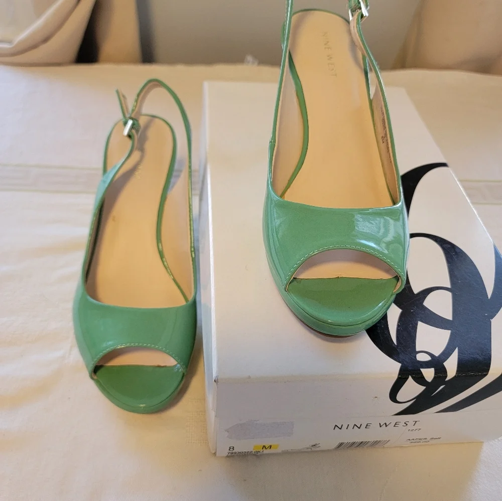 Nine West Heals Sz 8 - Picture 3 of 8